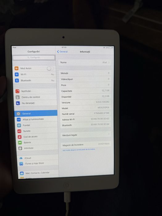 Vand ipad 1 mini