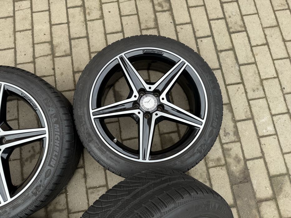Jante mercedes AMG w205 C class 225 45 18 cu 245 40 18 michelin iarna