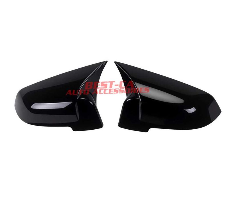 Капаци огледала със щипки черен лак Batman за BMW F01 F06 F07 F10 face