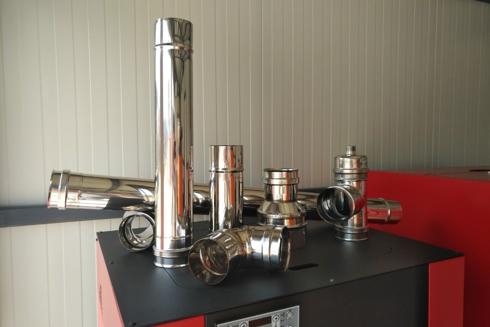 Kюнци и Димоотвотни тръби за печки на дърва и пелети