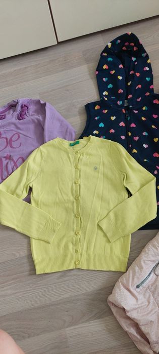 Benetton, HM, LC WAIKIKI Лот 11 кокетни дрехи, пантофи 4-5 г. 104-110