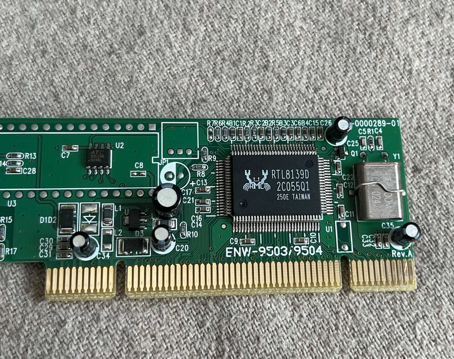 Placă de rețea PCI Planet ENW-9503/9504 cu chipset Realtek RTL8139D