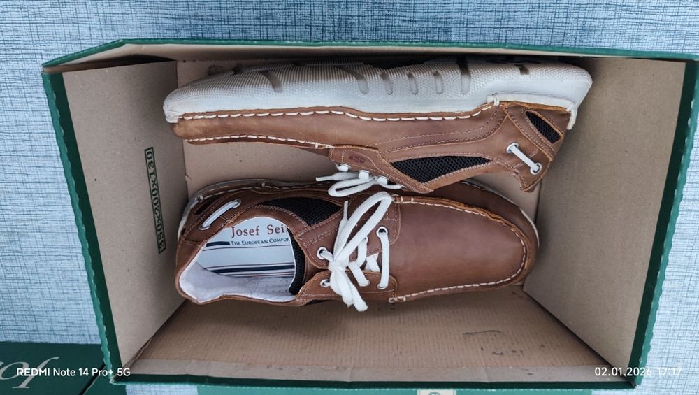 Мъжки обувки от естествена кожа