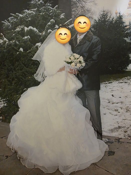 Свадебное платье, айвари, 42-44 размер