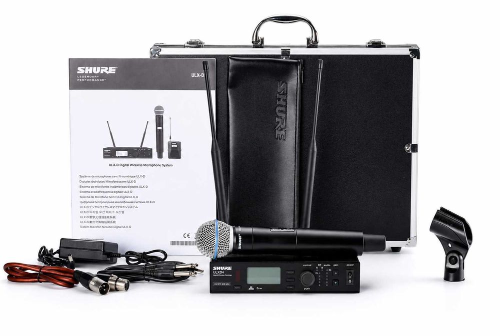 Wireless microfon SHURE ULX ULX-D BETA 58A cu CASE CADOU Placa Mare