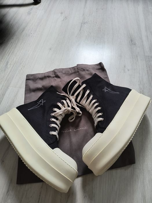 Rick Owens DRKSHDW Ramones mega double bumper 44