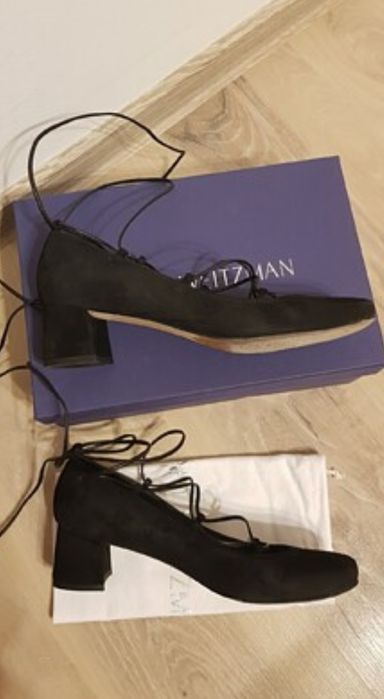 Pantofi Stuart Weitzman negri
