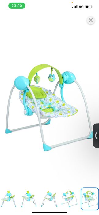 Качели Babyton sleepy blue