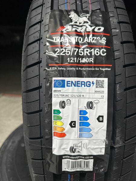 Нови Летни Бусови Гуми Arivo Transito 225/75R16C 121/120R Нов Doт