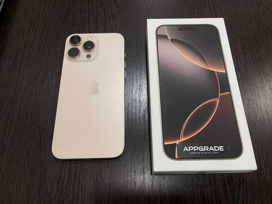 iPhone 16 Pro Max 256 GB, 95% АКБ, SIM + eSIM, Desert Titanium
