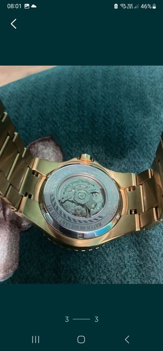 .invicta gold automatic   original