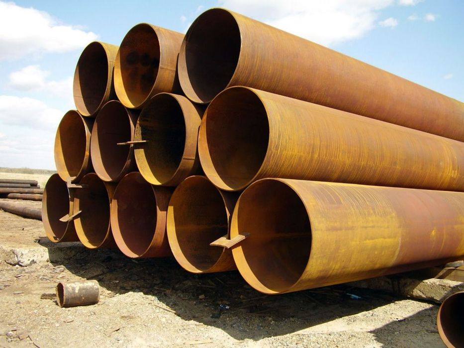 Труба стальная (темир) Д-426х7-8-10-12мм новая со склада