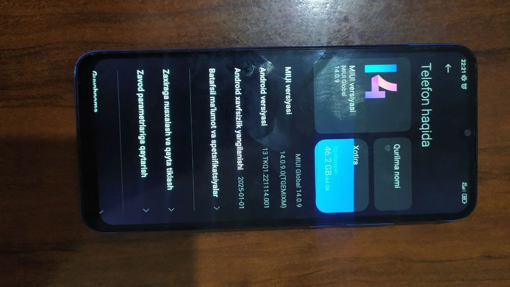 Redmi 10s xotira 64gb