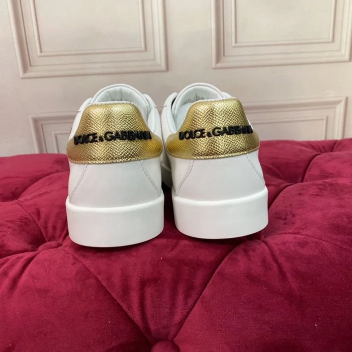 D&G Sneaker / Beige / White