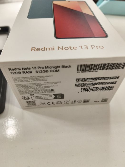 Xiaomi Redmi Note 13 pro 12gb ram/512gb rom 2 бр. в гаранция