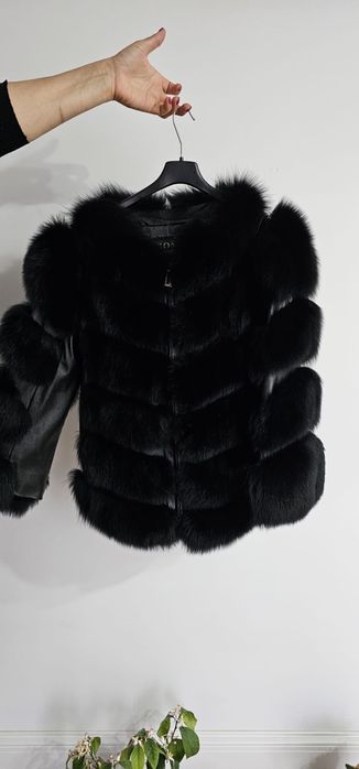 Haina din blana naturala de iepure