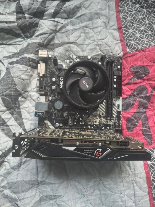 Ryzen 5 1600 (3.2 GHz); Radeon RX580 8Gb OC; ASRock A320M-HDC R4.0