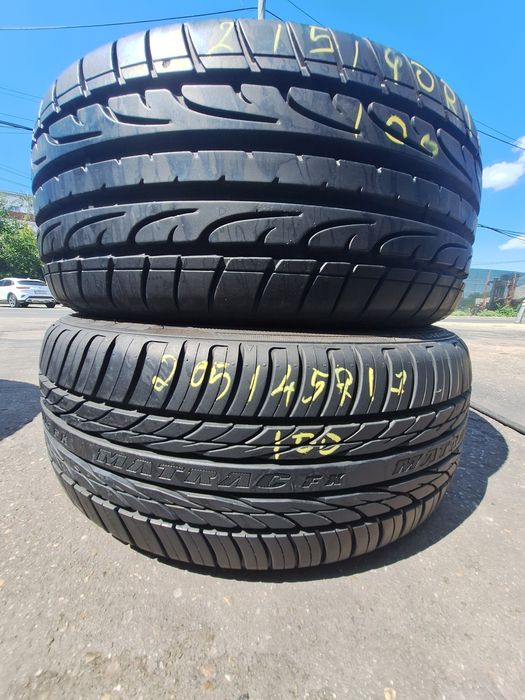 Cate 1x singura anvelopa vara 205/45r17  Marchal si 215/40r17 Dunlop Montaj Gratuit