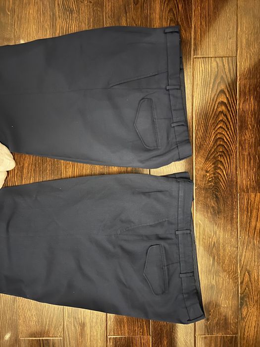 Классические брюки синие для мужчина высокая посадка . XL