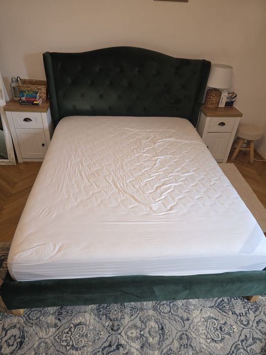 Pat tapitat verde 160x200cm