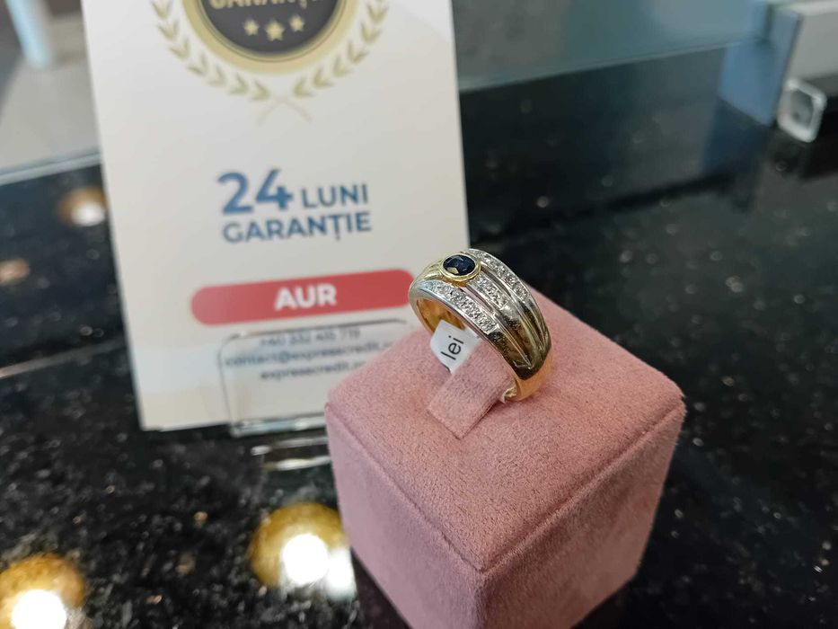Inel aur 18K 4.44g marimea 14 (Iulius Mall)(B-211) Garantie 2 ani!