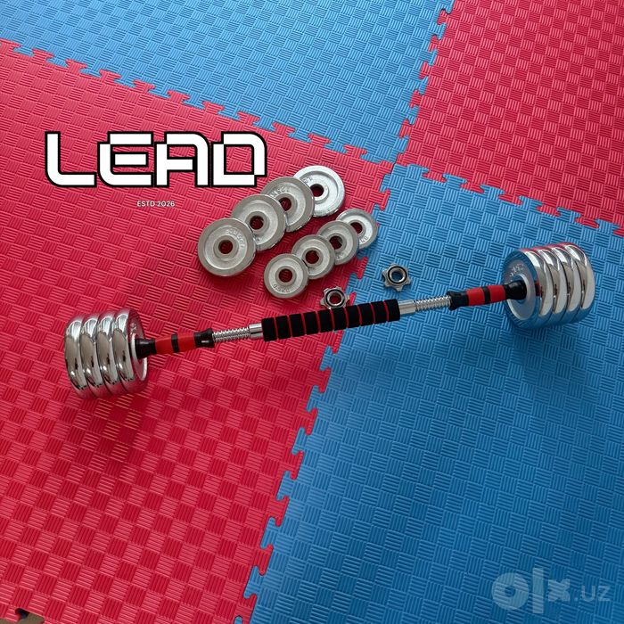 Гантели 30 кг Leadsport | Профессиональный уровень