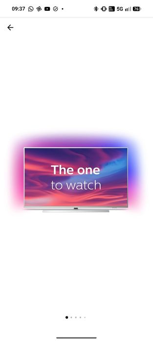 Televizor LED Smart Android Philips, 126 cm, 50PUS7304/12, 4K Ultra HD