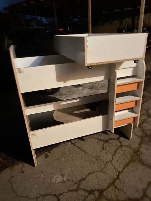 Детский двухярустный крават