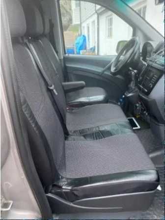 Huse scaune autoutilitara 2+1 piele ecologica cu textil