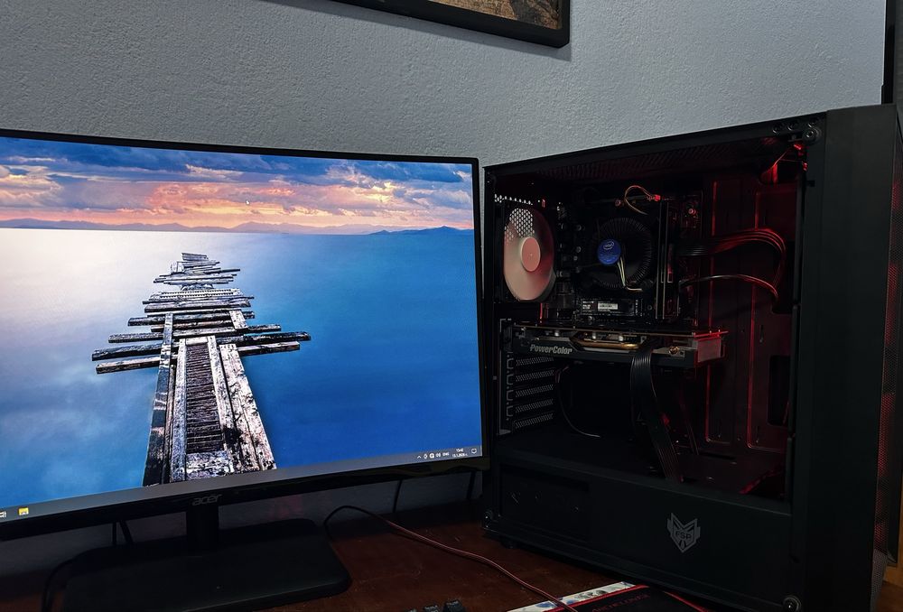 Геймърски компютър! RX 5600XT, intel i5, 16GB RAM, 550W