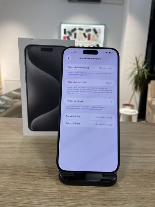 iPhone 15 Pro Max 256gb, 100% |•| G Store Mobile