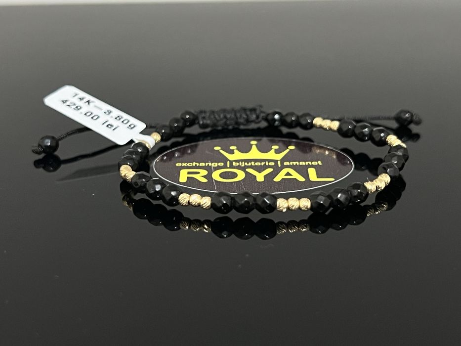 Bijuteria Royal CB : Bratara snur bile aur 14k 585   3,80 gr