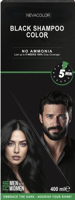 Sampon de vopsire a parului carunt (fire albe)