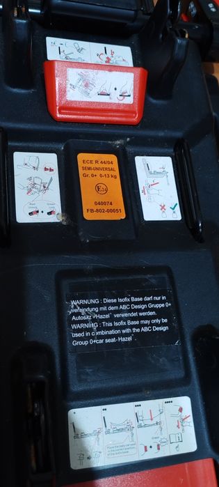 Isofix base hazel