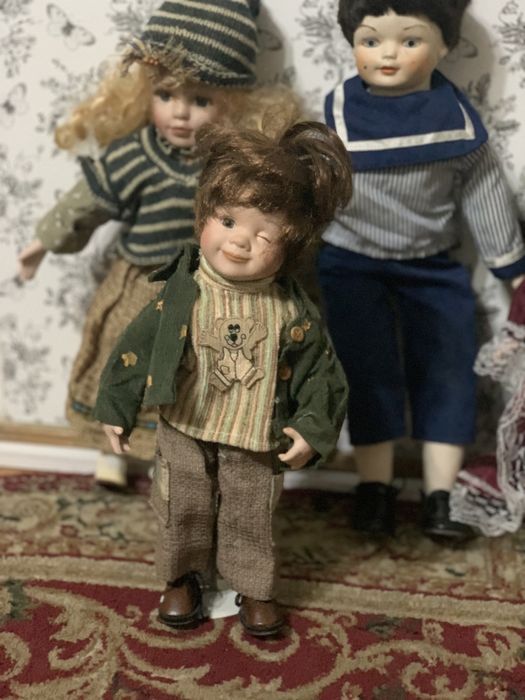 Papusi de portelan 30-45 cm baieti