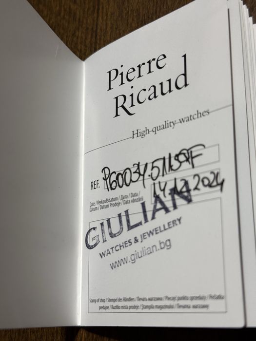 Мъжки часовник Pierre Ricaud