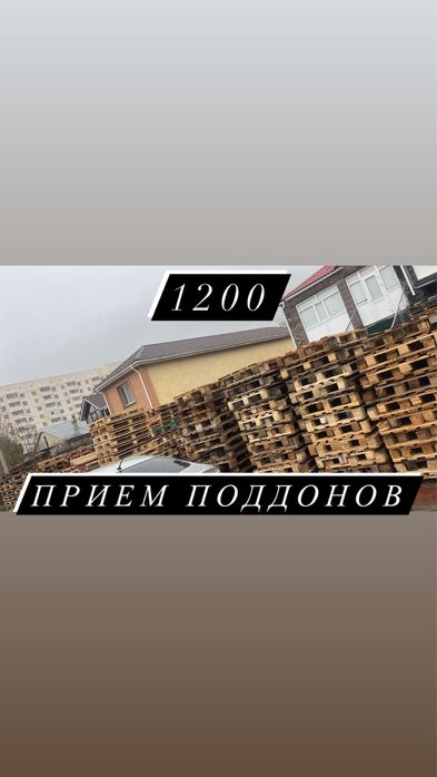 Поддоны прием