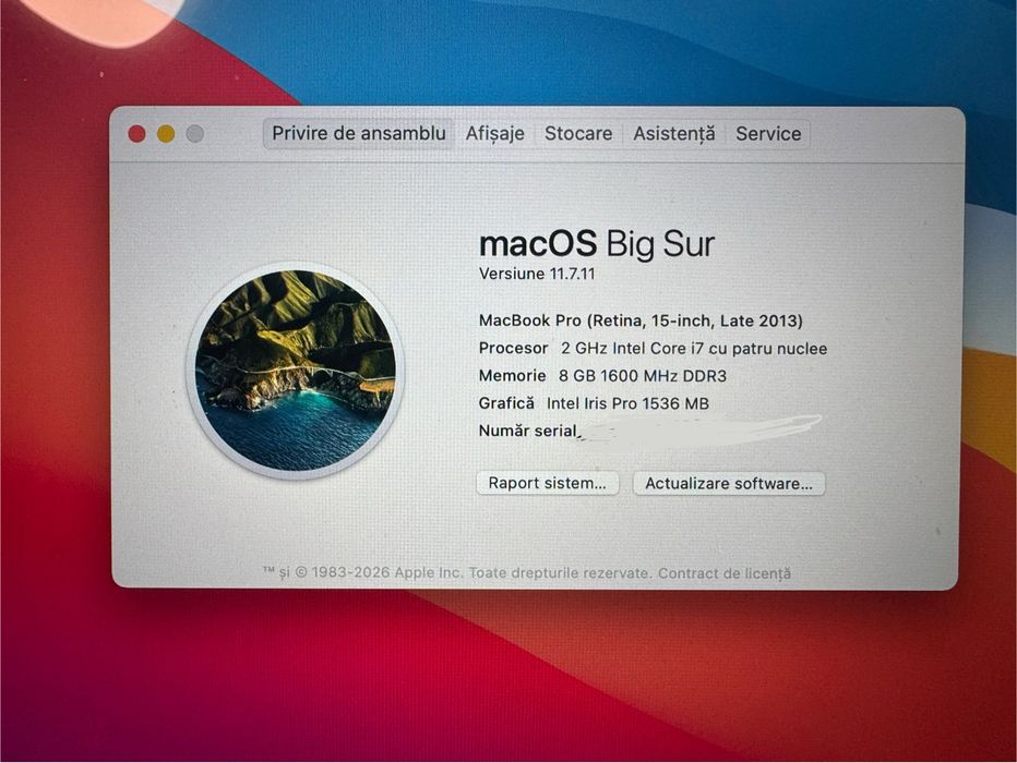 Macbook pro 15” i7