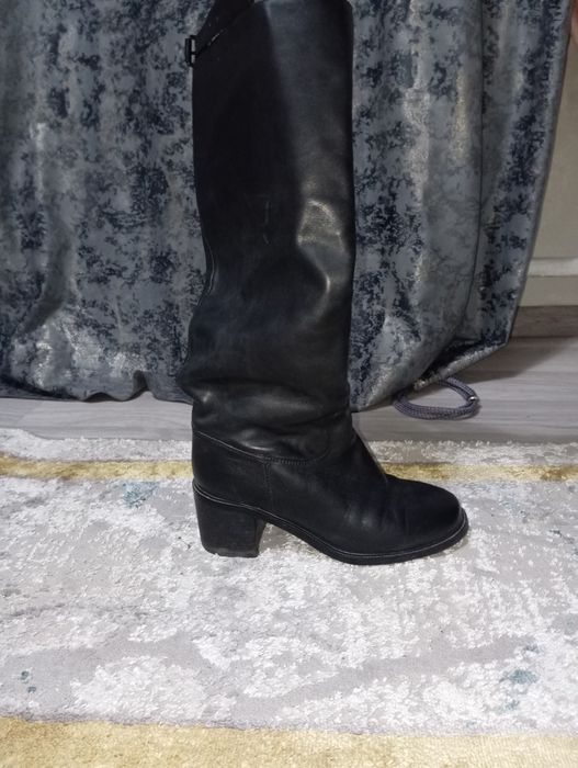 Сапоги кожаные натуралка