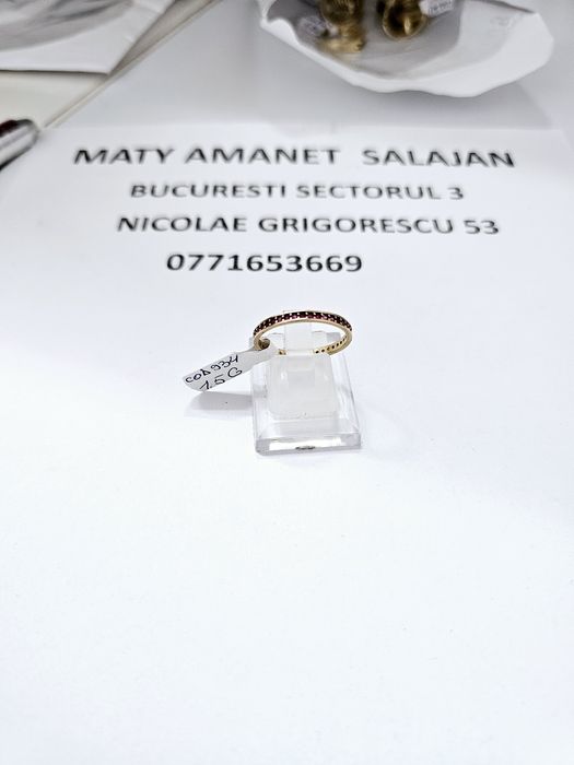 Vand inel dama din aur 14 k 1.5 g cod 934