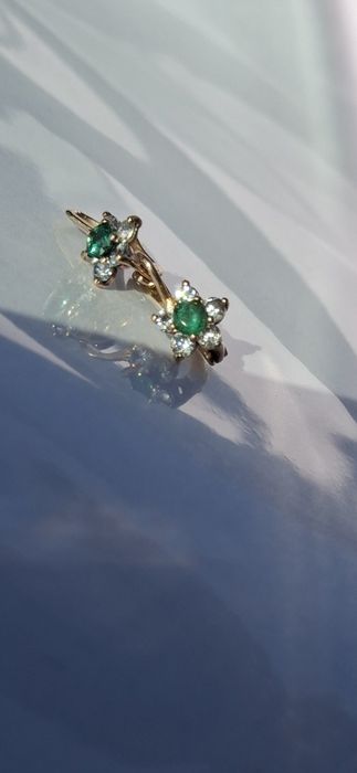 Золотые детские серёжки