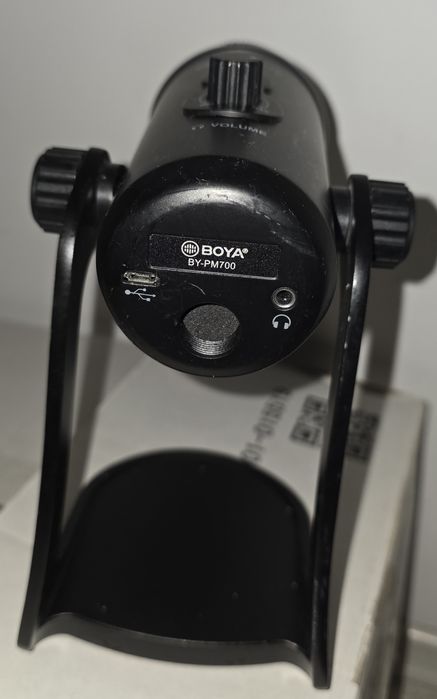 Microfon studio/podcast Boya BY-PM700, 16Bit 48kHz, design triple capsule, USB