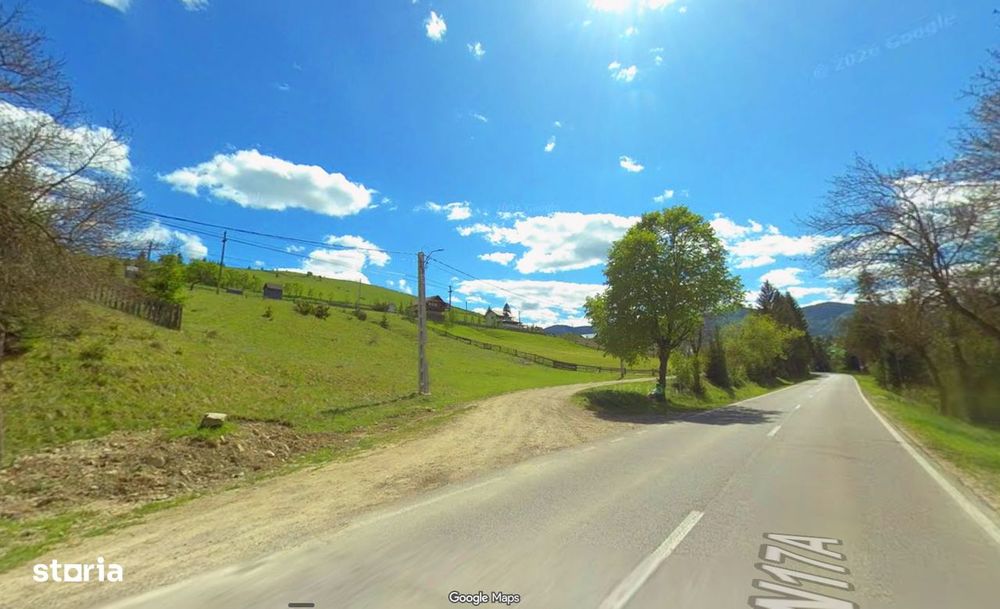 TEREN INTRAVILAN 2000 mp – 32 m la drum – Acces DN17A, BUCOVINA!
