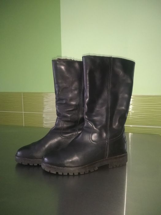 Продам сапоги кожаные