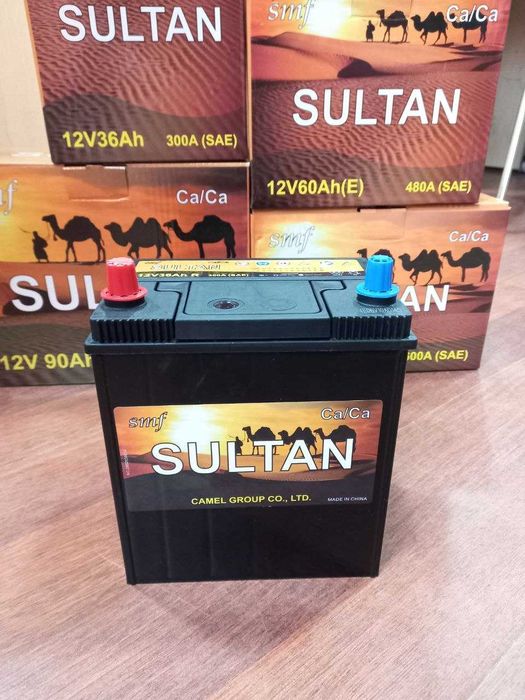 Аккумуляторы SULTAN от CAMEL GROUP 36\50\60\75\Ah оптовые цены в розн.