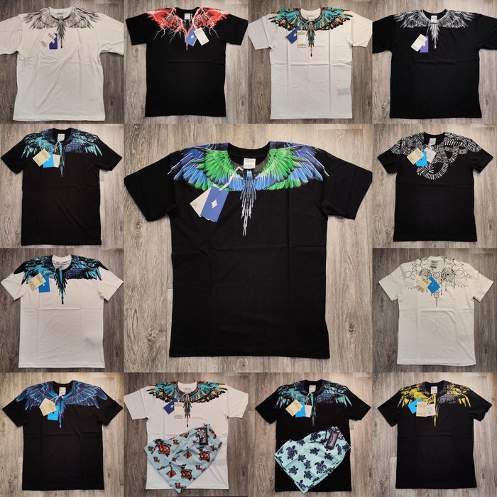 Мъжка тениска фланелка Marcelo Burlon Denim tears 100% памук блуза