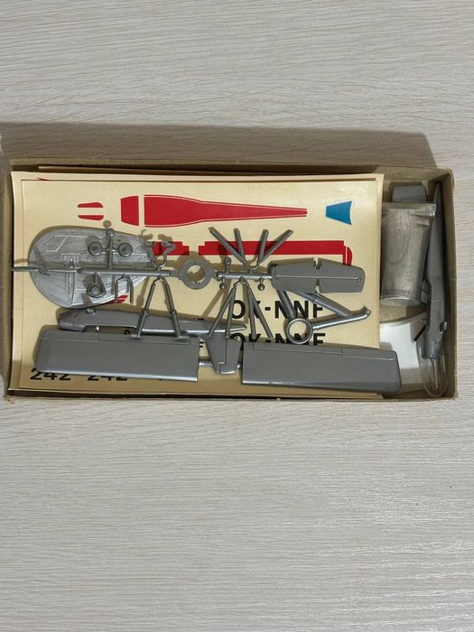 Винтажная модель самолёта NOVO L-60 1:100 СССР полный комплект