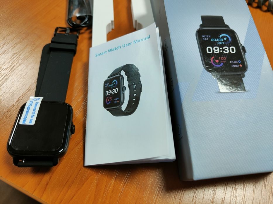Smartwatch Sigilat Y22 cu apel Bluetooth Negru IP67