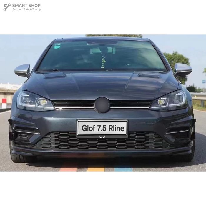 Ornamente bara fata flapsuri VW Golf 7.5 R Hatchback (2017-2020) Negru