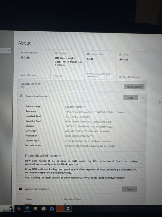 Laptop lenovo legion 5